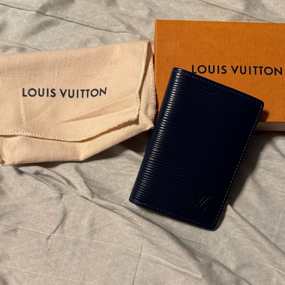 Louis Vuitton Dark Blue Card Holder
